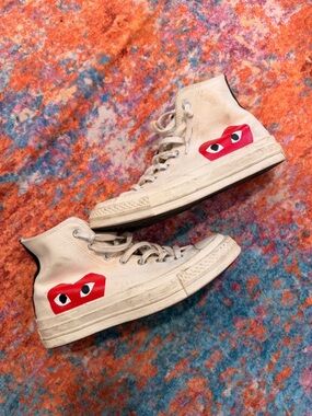 Converse x Comme des Garçons PLAY Chuck Taylor Red Heart Size 5 Men / 7 Women